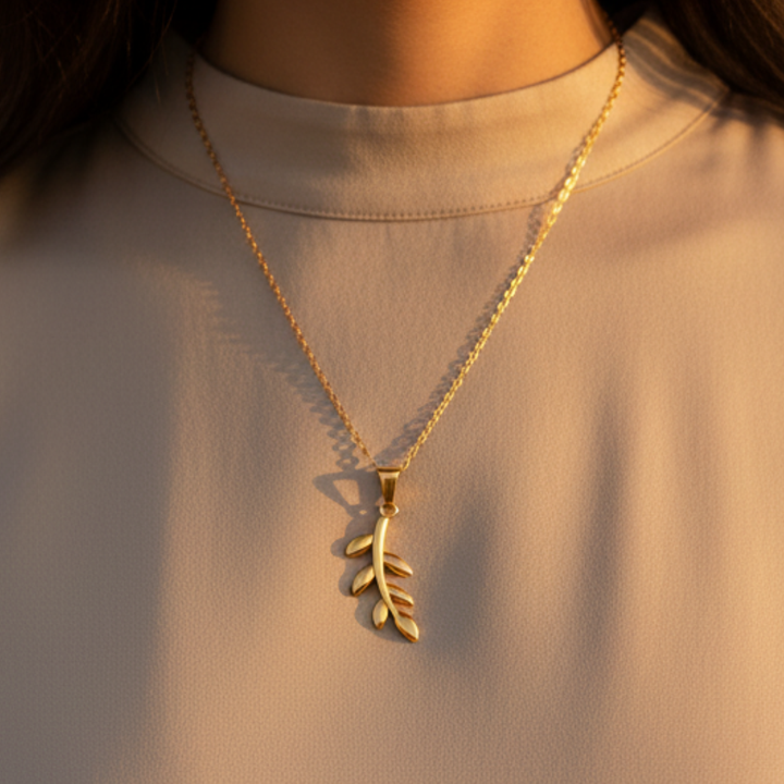 Collier de branches d’olivier Palestine