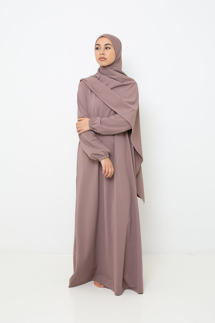 Burkini Robe Taupe Rosé