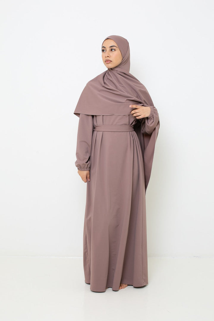 Burkini Robe Taupe Rosé