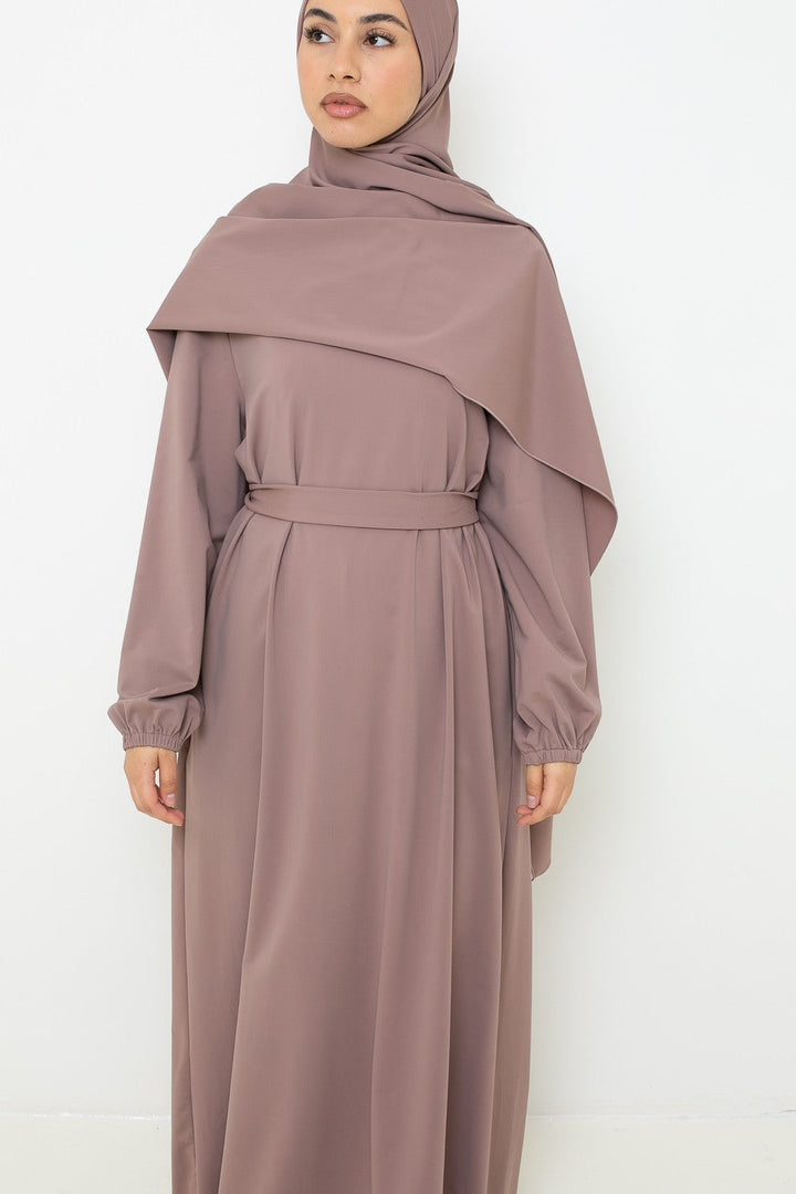 Burkini Robe Taupe Rosé