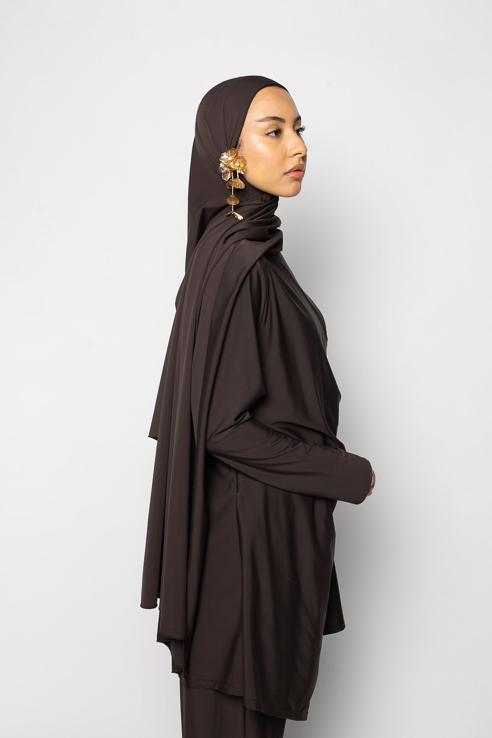Burkini à nouer Signature Brown