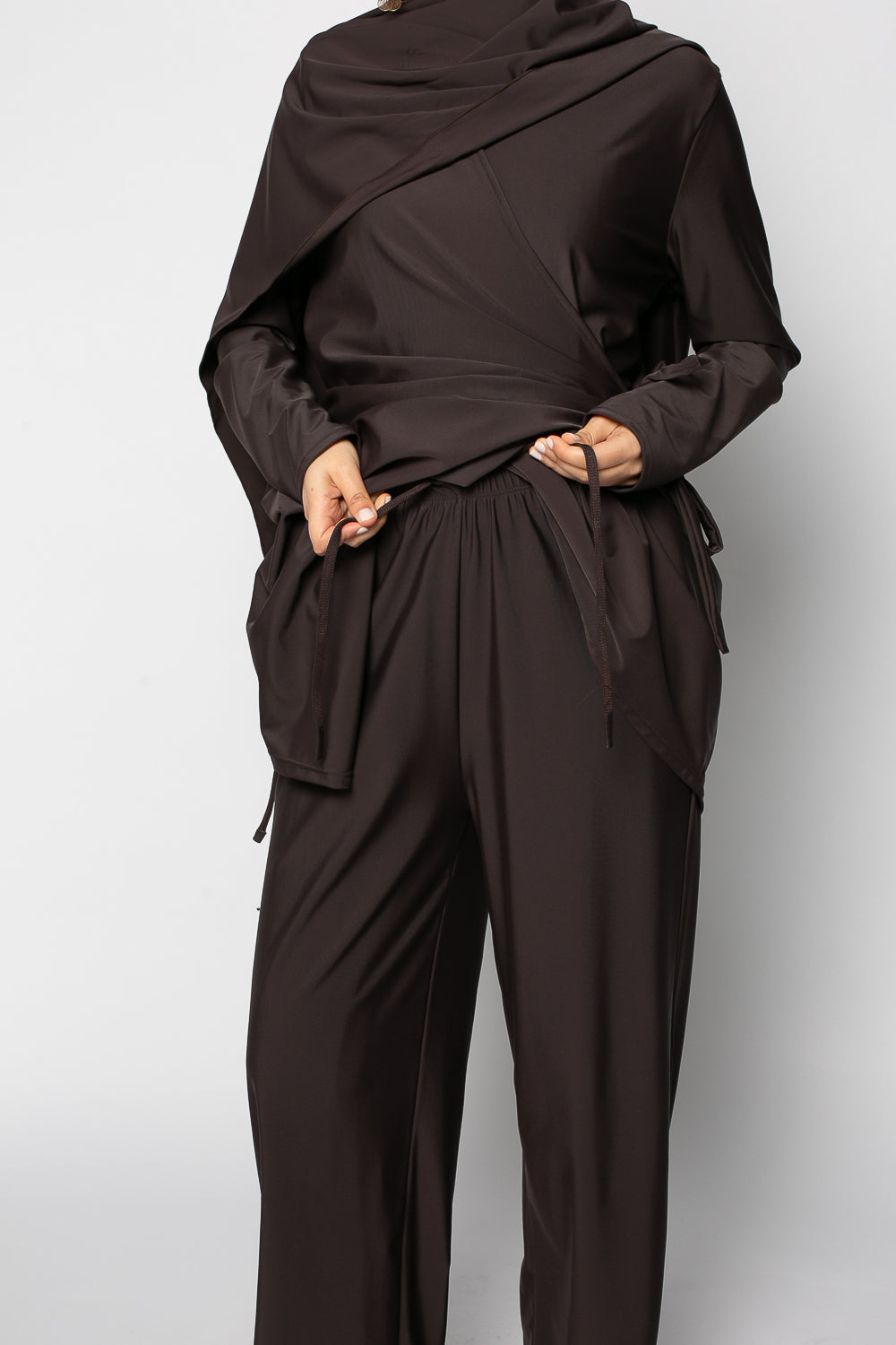 Burkini à nouer Signature Brown