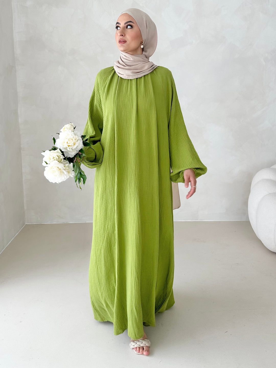 Robe en mousseline