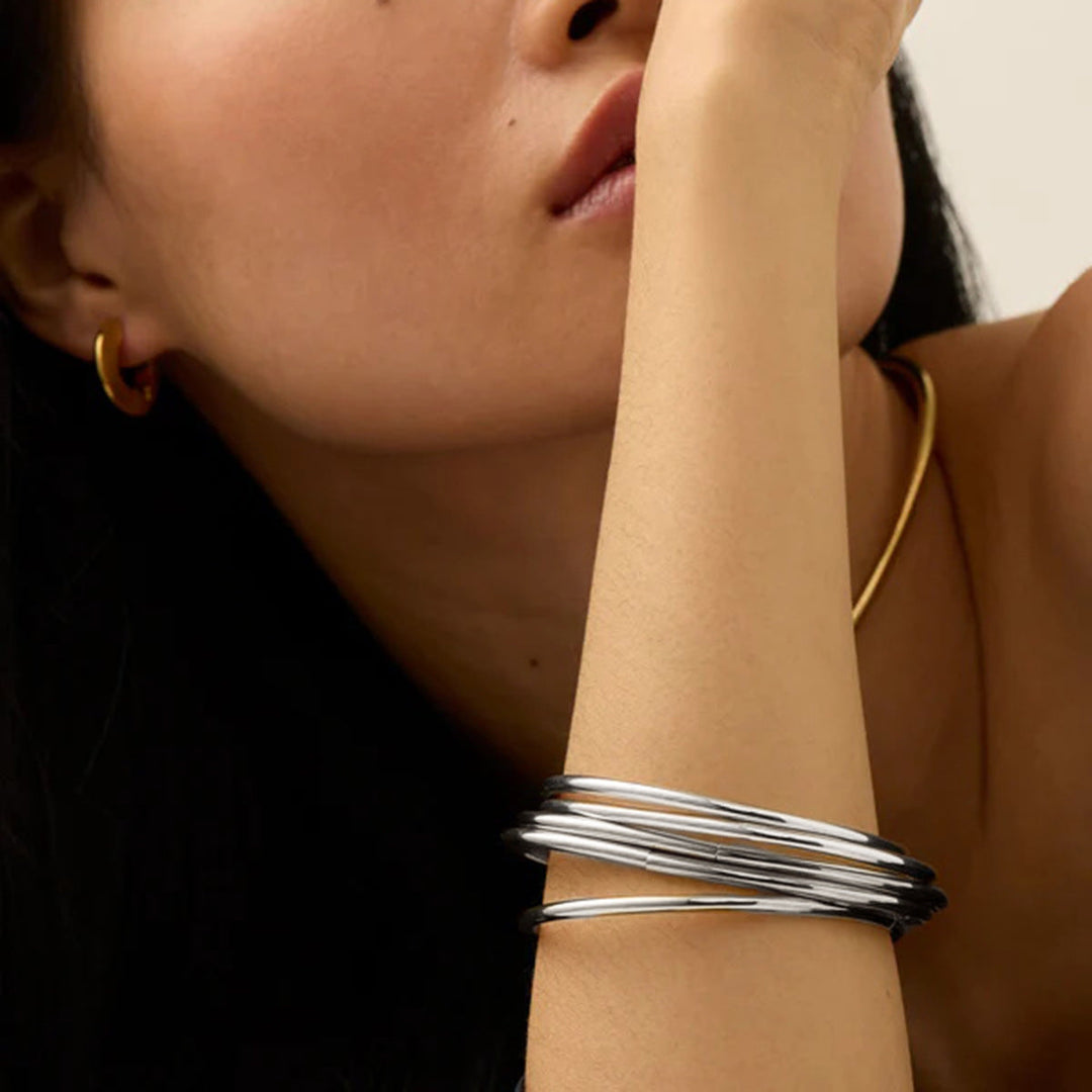 Ensemble de bracelets en or Shannon