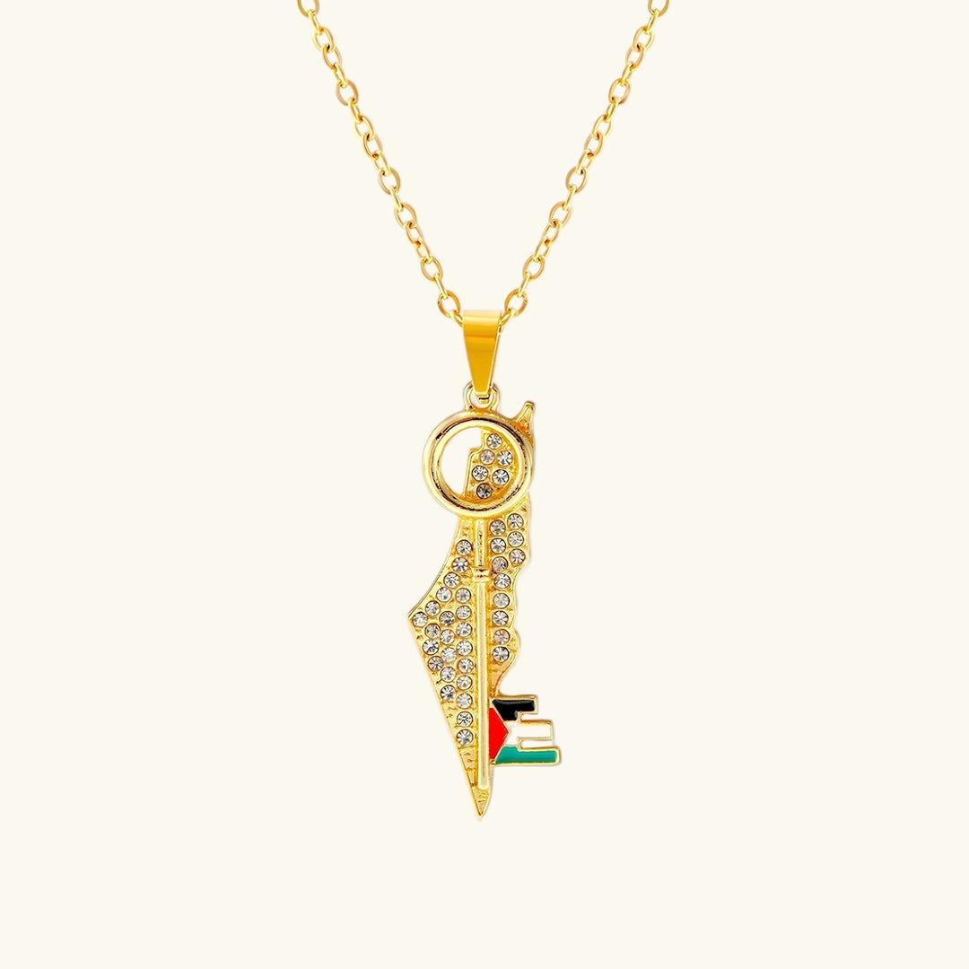 Collier clé Palestine