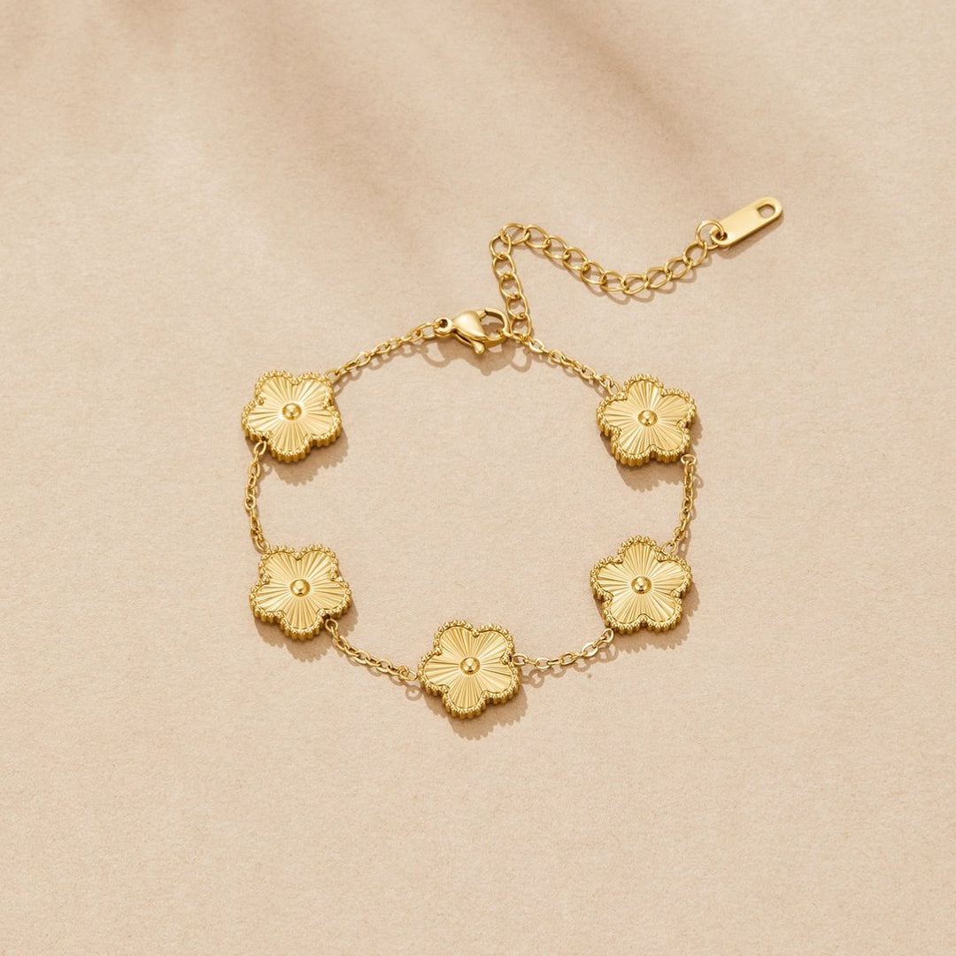 Bracelet Trèfle Doré